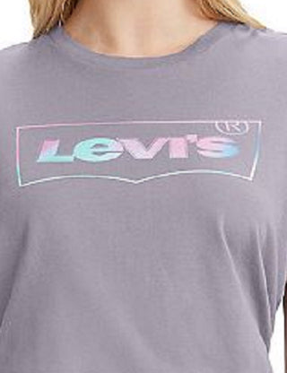Camiseta Levi's The Perfect Feminina Roxa Tamanho Médio