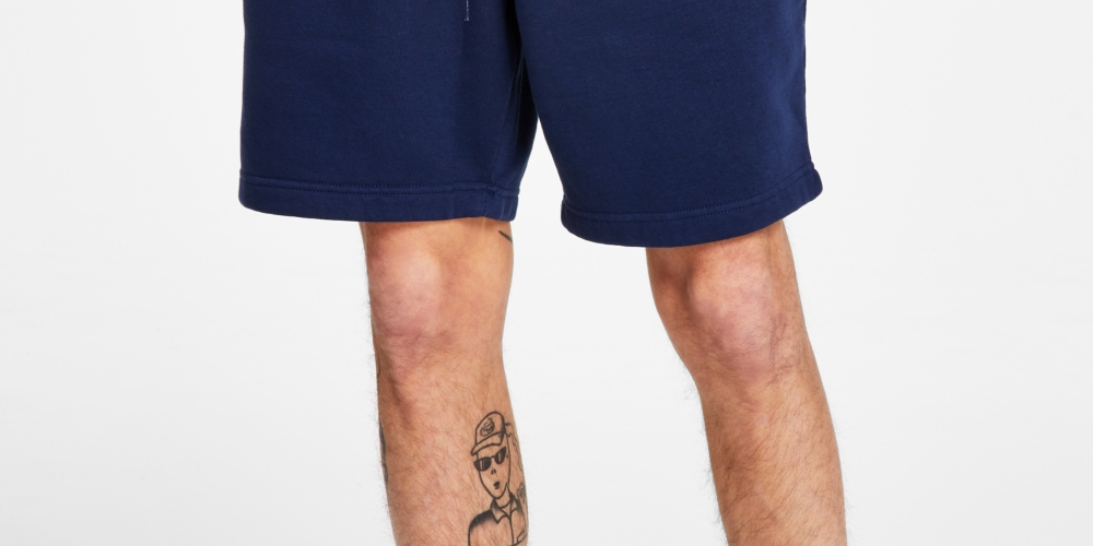 Calça de moletom Levi's masculina com ajuste relaxado sazonal e cós elástico, azul, tamanho médio