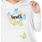Moletom com capuz feminino Levi's Graphic Standard, branco, tamanho 3X
