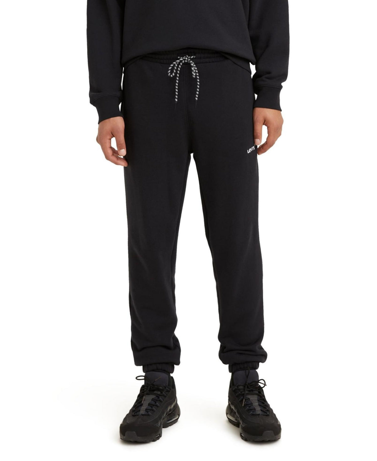 Calça de moletom masculina Levi's Graphic preta tamanho X-G