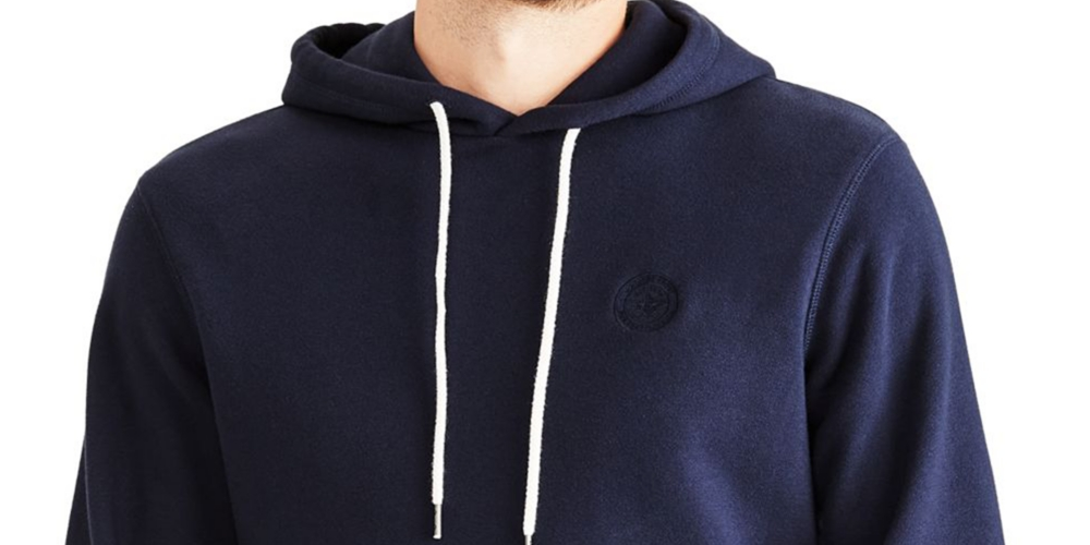 Moletom com capuz esportivo Dockers masculino regular fit azul