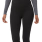 Legging ativa elástica de cintura alta 32 Degrees feminina, preta, tamanho pequeno