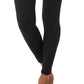 Legging ativa elástica de cintura alta 32 Degrees feminina, preta, tamanho pequeno