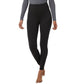 Leggings femininas de cintura alta e calor aconchegante 32 graus, pretas, tamanho médio