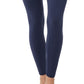 Leggings femininas de cintura alta e calor aconchegante 32 graus, azul, tamanho pequeno