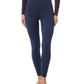 Leggings femininas de cintura alta e calor aconchegante 32 graus, azul, tamanho pequeno