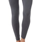 Leggings femininas de cintura alta elástica 32 Degrees, cinza, tamanho médio