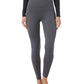 Leggings femininas de cintura alta elástica 32 Degrees, cinza, tamanho médio