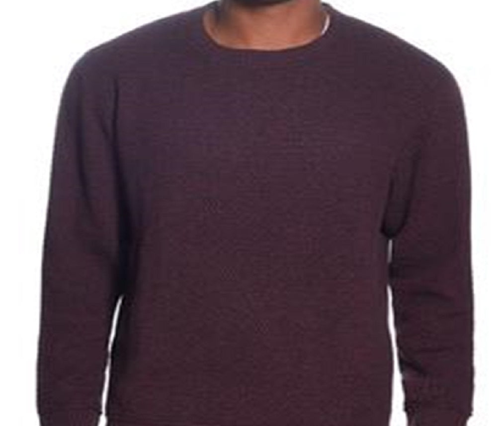 Suéter masculino vintage à prova de intempéries Marl Crew vermelho tamanho médio