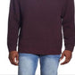 Suéter masculino vintage à prova de intempéries Marl Crew vermelho tamanho médio