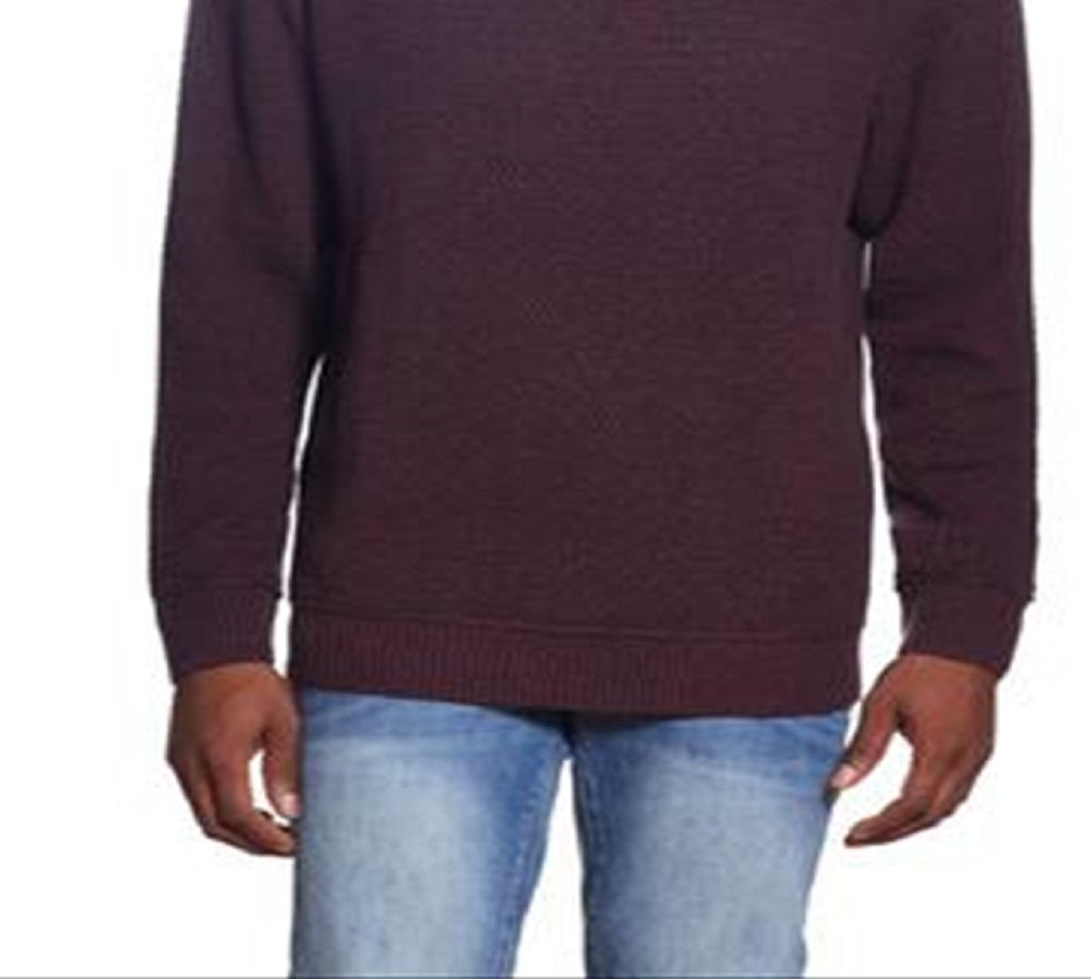 Suéter masculino vintage à prova de intempéries Marl Crew vermelho tamanho médio