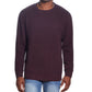 Suéter masculino vintage impermeável Marl Crew vermelho tamanho G