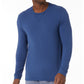 Camiseta masculina de manga comprida 32 Degrees Top Notch, azul, tamanho X-G