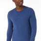 Camiseta masculina de manga comprida 32 Degrees Top Notch, azul, tamanho X-G