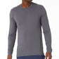 Camisa de dormir masculina de manga comprida 32 Degrees Top Notch cinza tamanho grande