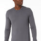 Camisa de dormir masculina de manga comprida 32 Degrees Top Notch cinza tamanho grande