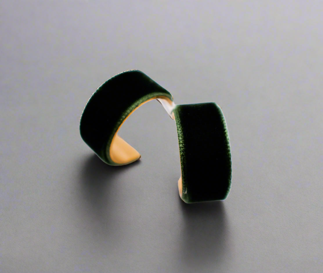 Brincos de veludo elegantes – Brincos de veludo luxuosos e marcantes