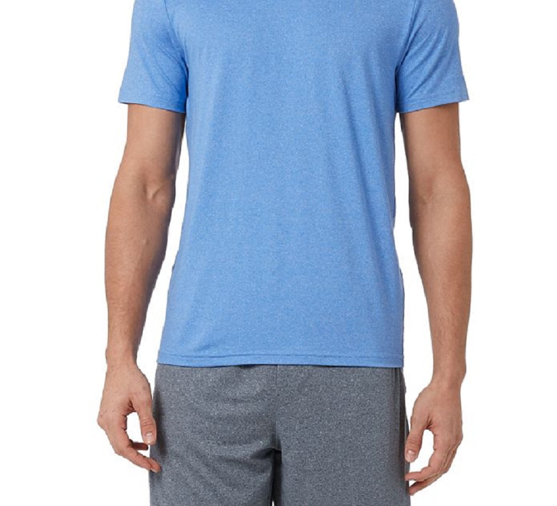 Camisa lisa masculina 32 Degrees azul tamanho extragrande