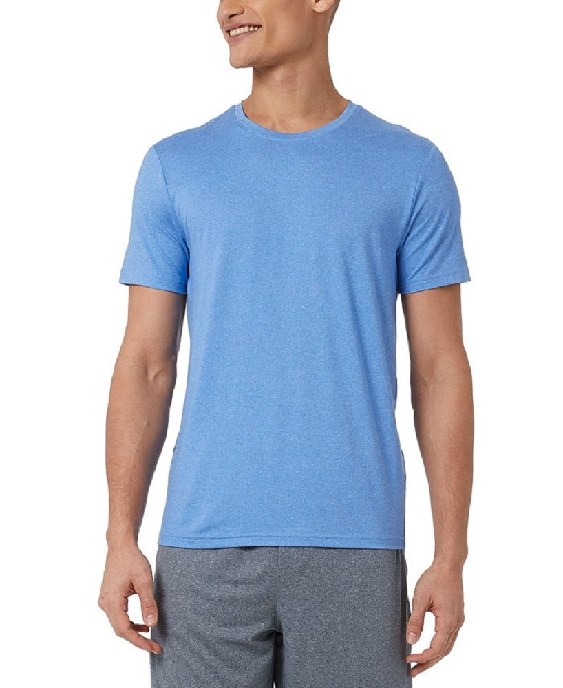 Camisa lisa masculina 32 Degrees azul tamanho extragrande