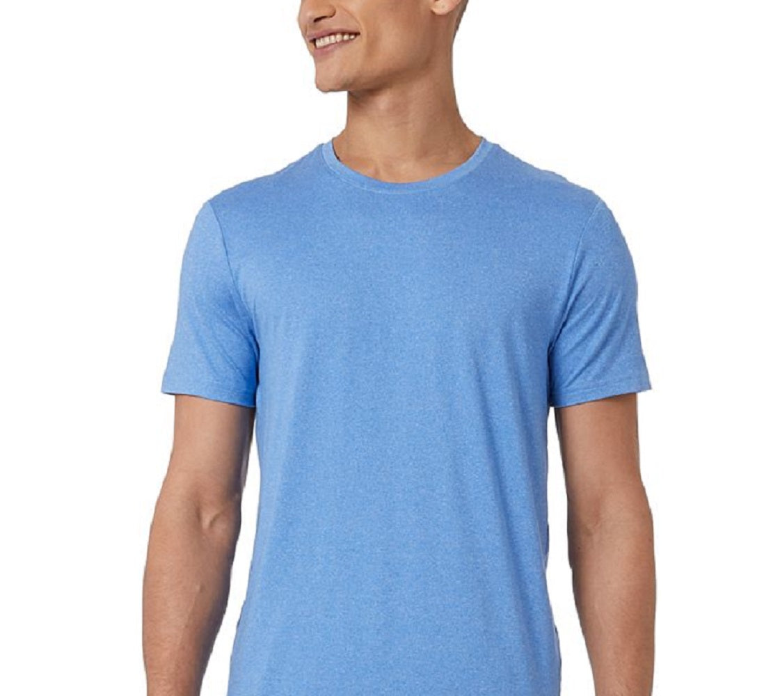 Camisa lisa masculina 32 Degrees azul tamanho extragrande