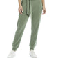 Calça Terry Vintage Feminina com Cinto e Resistente às Intempéries, Verde, Tamanho Grande