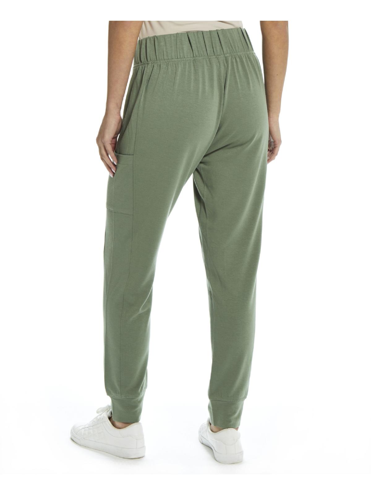 Calça Terry Vintage Feminina com Cinto e Resistente às Intempéries, Verde, Tamanho Grande