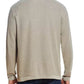 Suéter texturizado Stonewash vintage masculino à prova de intempéries, marrom, tamanho extragrande