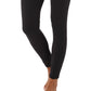 Leggings femininas básicas 32 Degrees com comprimento total e cintura alta, pretas