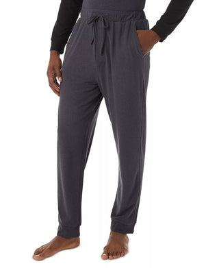 Calça de pijama masculina 32 graus plush heat preta tamanho grande
