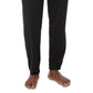 Calça de pijama elástica confortável masculina 32 Degrees, preta, tamanho grande