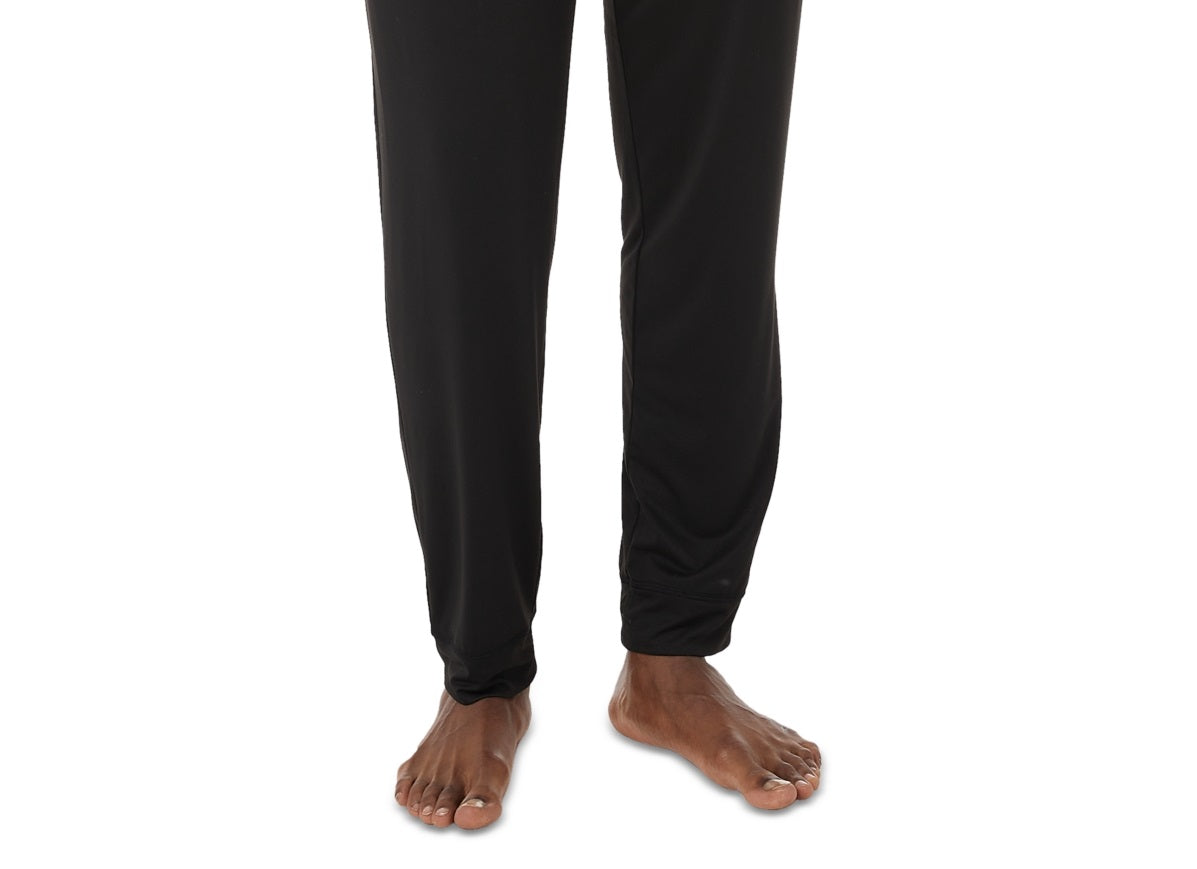 Calça de pijama elástica confortável masculina 32 Degrees, preta, tamanho grande