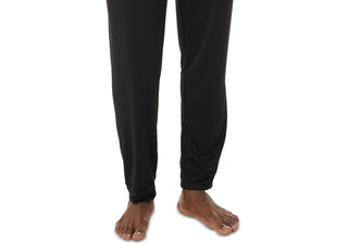 Calça de pijama elástica confortável masculina 32 Degrees, preta, tamanho grande