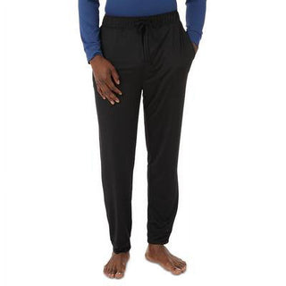 Calça de pijama elástica confortável masculina 32 Degrees, preta, tamanho grande