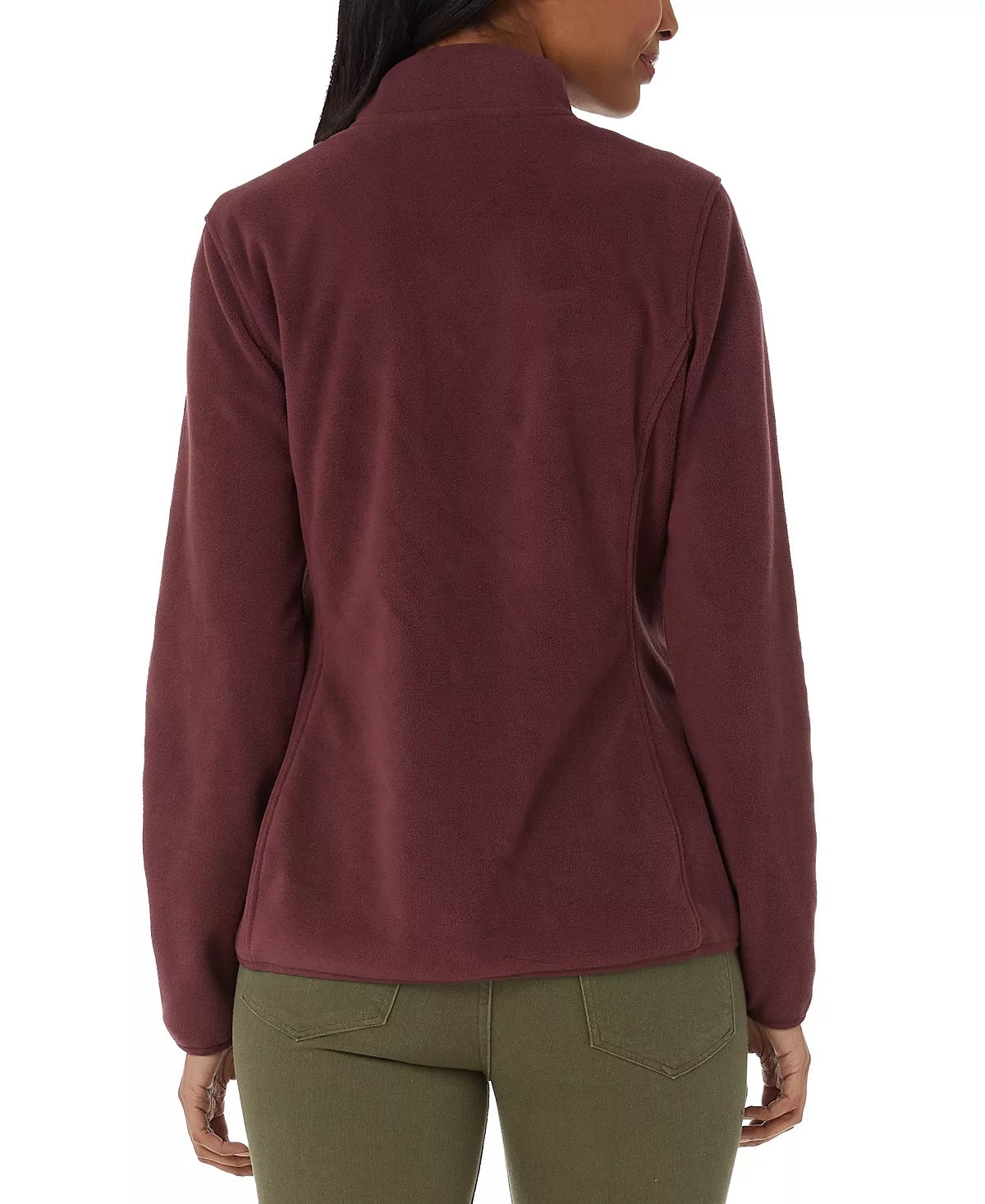 32 Degrees Fleece Feminino com Zíper Completo Vermelho Tamanho XL