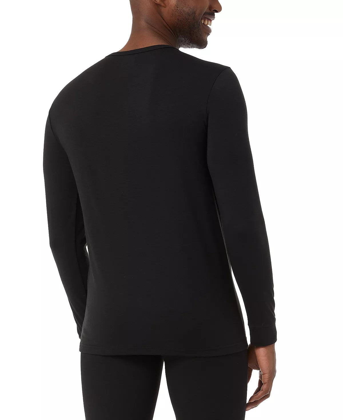 Camisa térmica masculina de manga comprida 32 Degrees, preta, tamanho pequeno