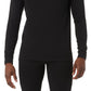 Camisa térmica feminina manga comprida 32 Degrees Heat Plus, preta, tamanho médio