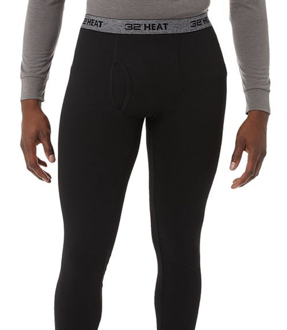 Legging feminina Heat Plus 32 Degrees preta tamanho médio