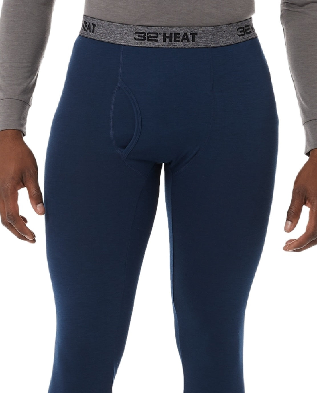Legging masculina Heat Plus 32 Degrees azul tamanho pequeno