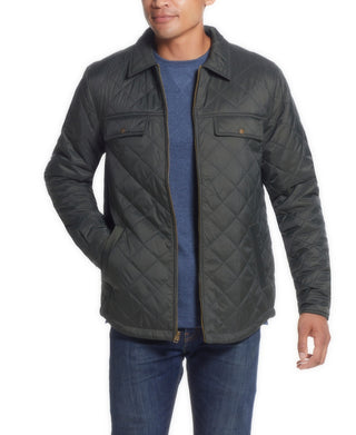 Jaqueta acolchoada leve vintage masculina à prova de intempéries, verde, tamanho XXL