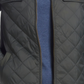Jaqueta acolchoada leve vintage masculina à prova de intempéries, verde, tamanho XXL