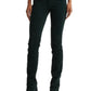 Calça jeans feminina Ralph Lauren de veludo cotelê com bolsos e zíper, para uso no trabalho, perna reta, verde, tamanho 16