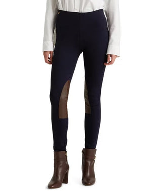 Calça skinny feminina Ralph Lauren Ponte Jodhpur azul tamanho GG