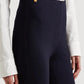 Calça skinny feminina Ralph Lauren Ponte Jodhpur azul tamanho GG