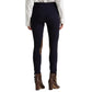 Calça skinny feminina Ralph Lauren Ponte Jodhpur azul tamanho GG