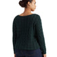 Suéter Ralph Lauren Feminino de Tricô com Decote Canoa Verde Tamanho 3X