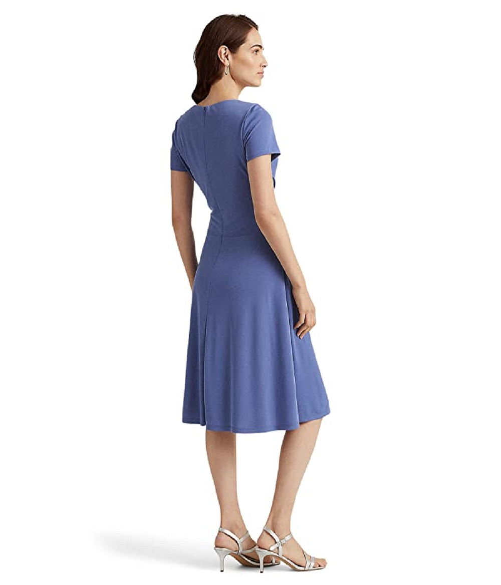 Vestido Ralph Lauren Feminino Manga Curta Azul Tamanho 8