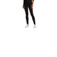 Ralph Lauren Women's Twist Front Manga Longa Top Preto Tamanho Médio