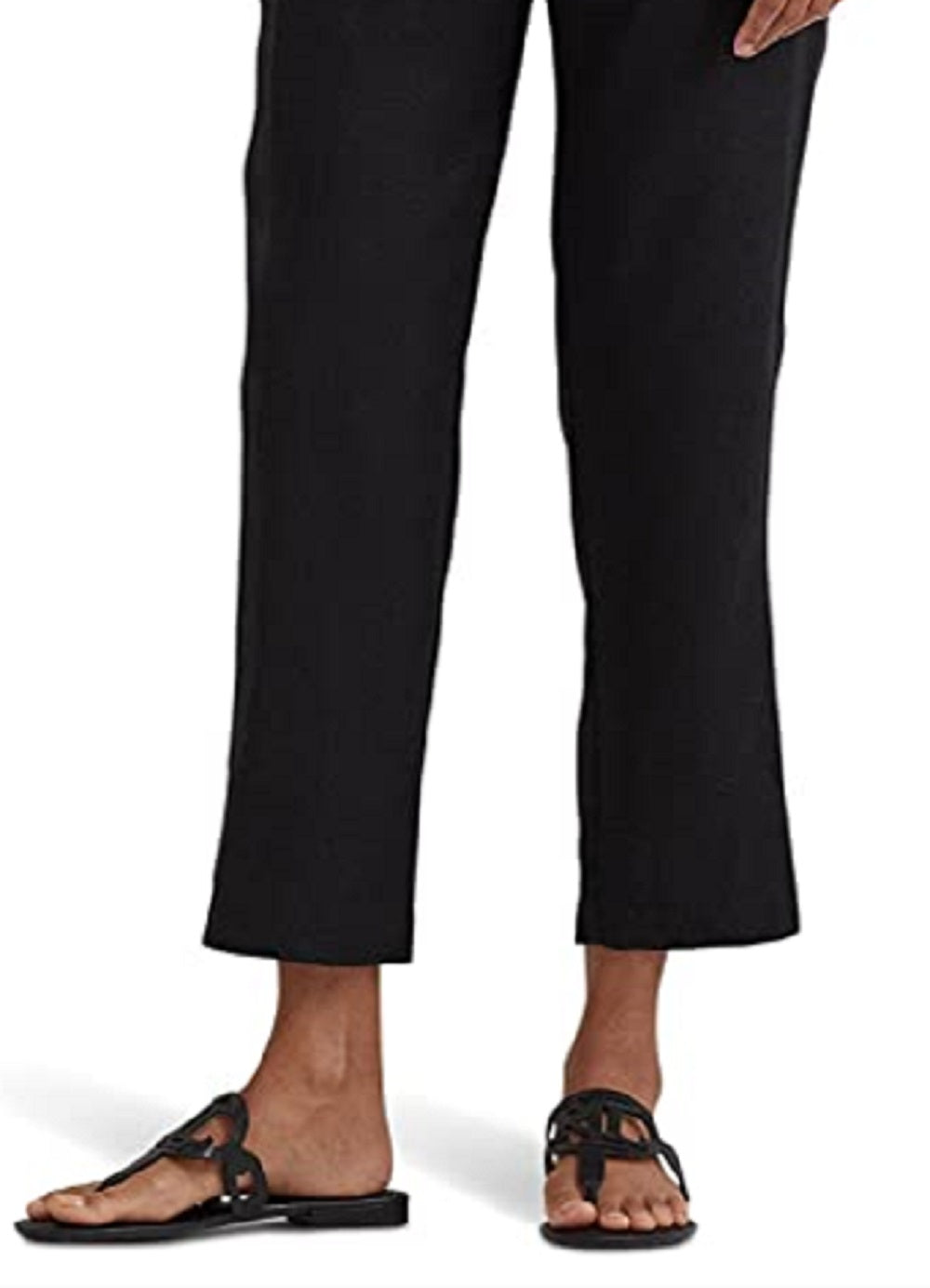 Calça Ralph Lauren Feminina de Linho Preta Tamanho 12