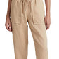 Calça Ralph Lauren Feminina de Linho Marrom Tamanho 8