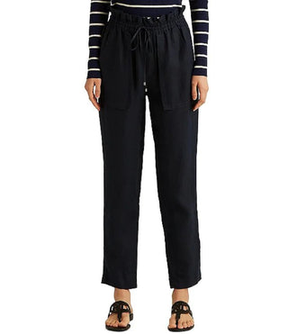 Calça Ralph Lauren Feminina de Linho Azul Tamanho 8